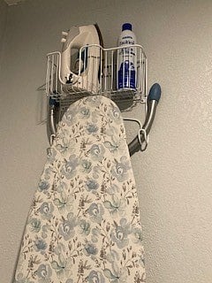 Iron and ironing board
