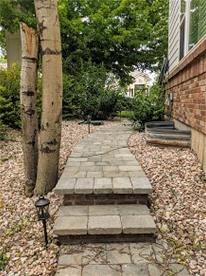 Path to Private Entrance