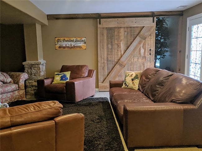 Common area with theater