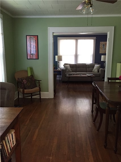 From kitchen to den