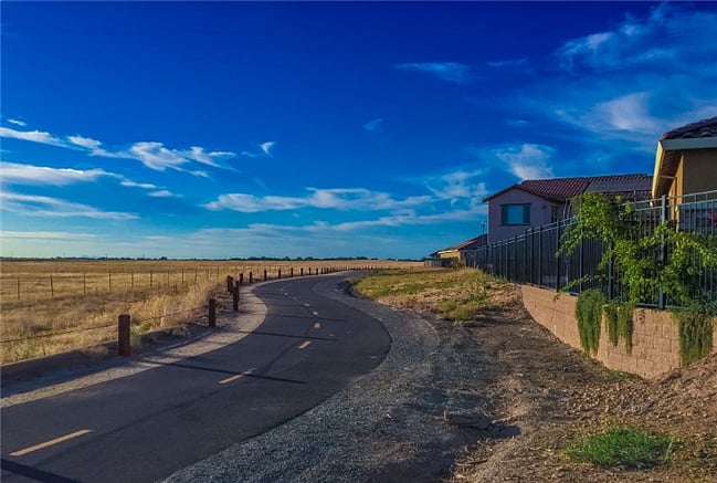Walking path right out the front door