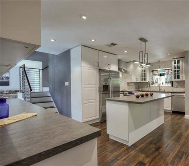 Kitchen upon entry into the house.