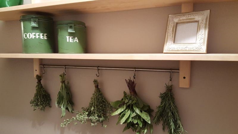 Dried Herbs, tea and coffee
