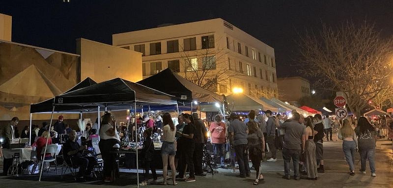 First Friday of every month, downtown Art Festival.