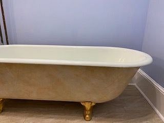 6 ft claw foot tub