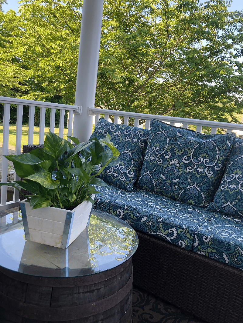 Porch areas are available to enjoy