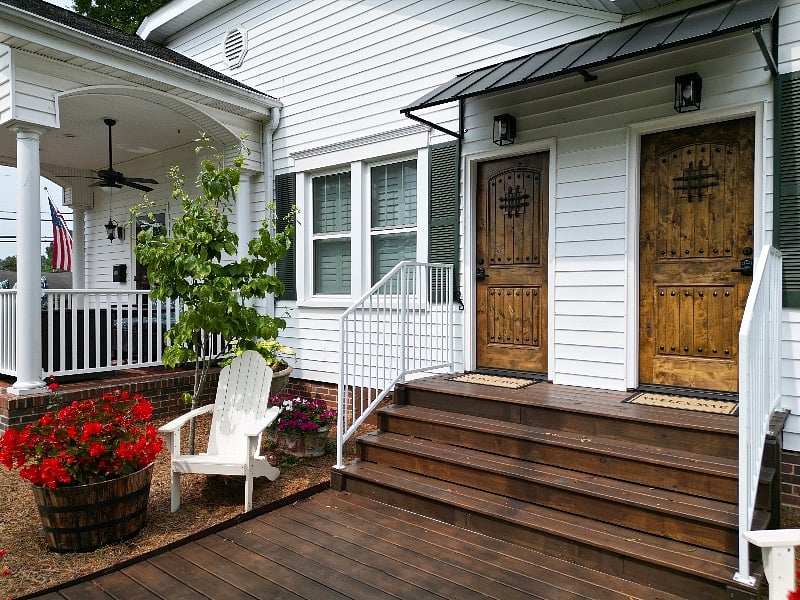 Entrance is door on right (#3)