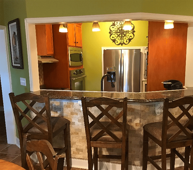 Front view kitchen