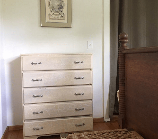 Bedroom large closet, dresser and storage chest