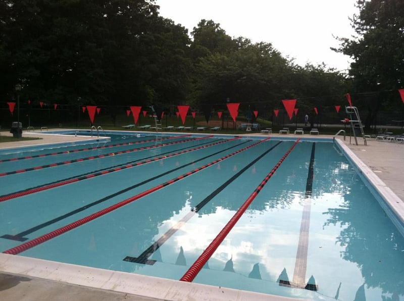 This is one of the two neighborhood pools that is open from Memorial Day until Labor Day.

