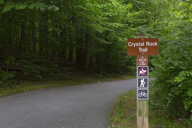 Paved walking paths close by