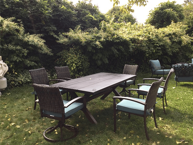 Outside dining