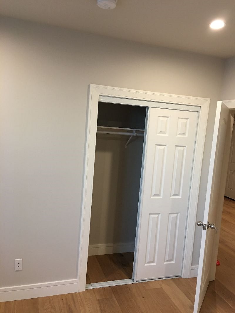 with walk in closet