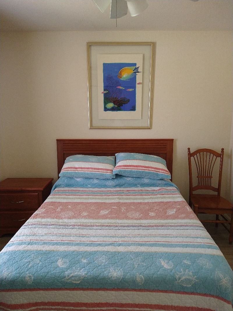 Private Bedroom with double bed and tv