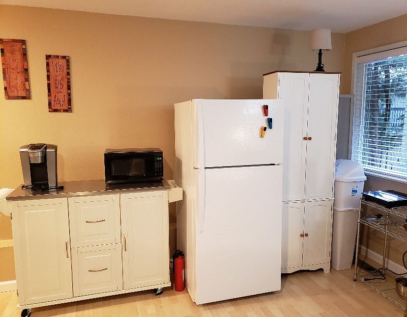Full size refrigerator.