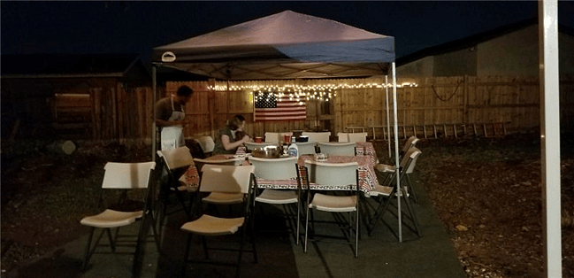 Outdoor setting