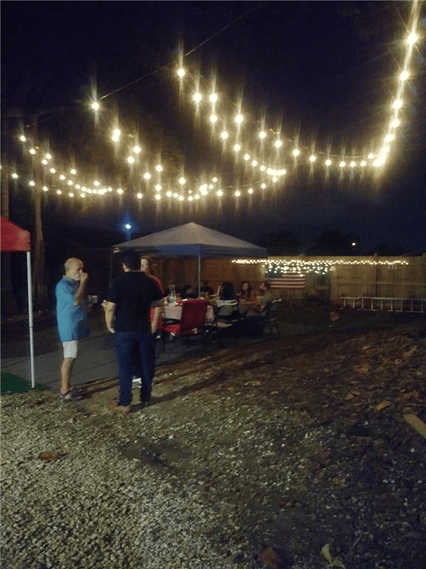 Party Area
Outdoor lighting