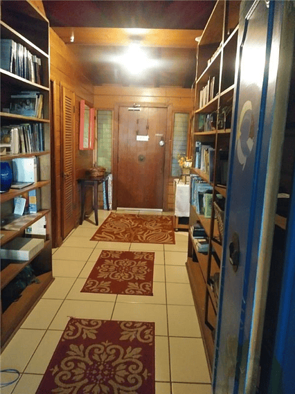 Front door
Hall Library