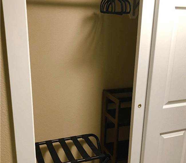Plenty of closet space
