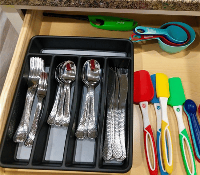 Fully stocked kitchen