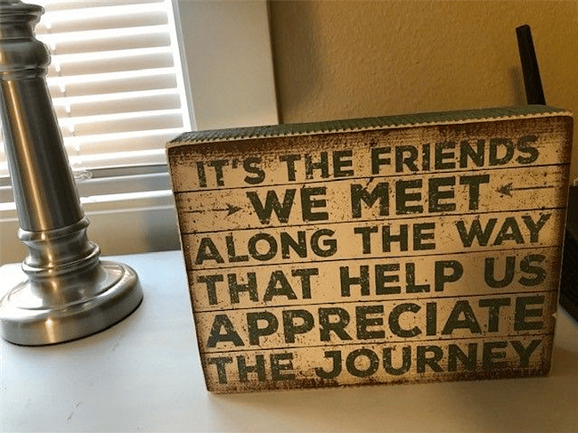 Friends make the journey!