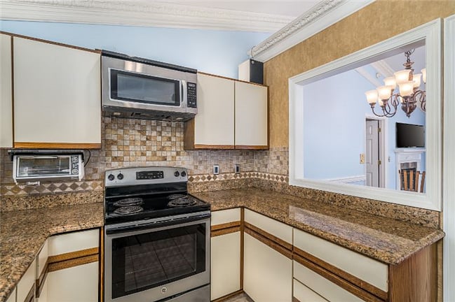 Kitchen with Granite Countertops
