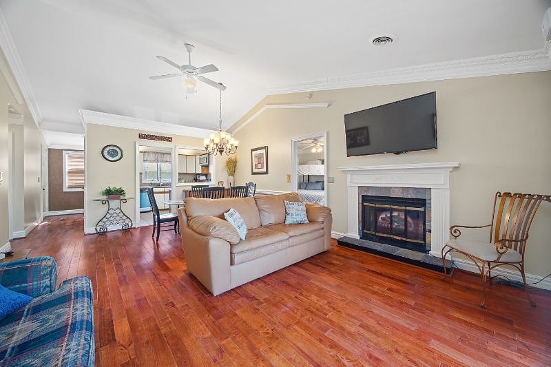 Overview of Living and Dining Areas