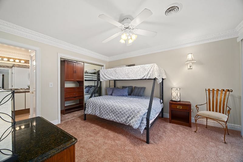 Bedroom 1 with Queen and X-Long Twin on Top