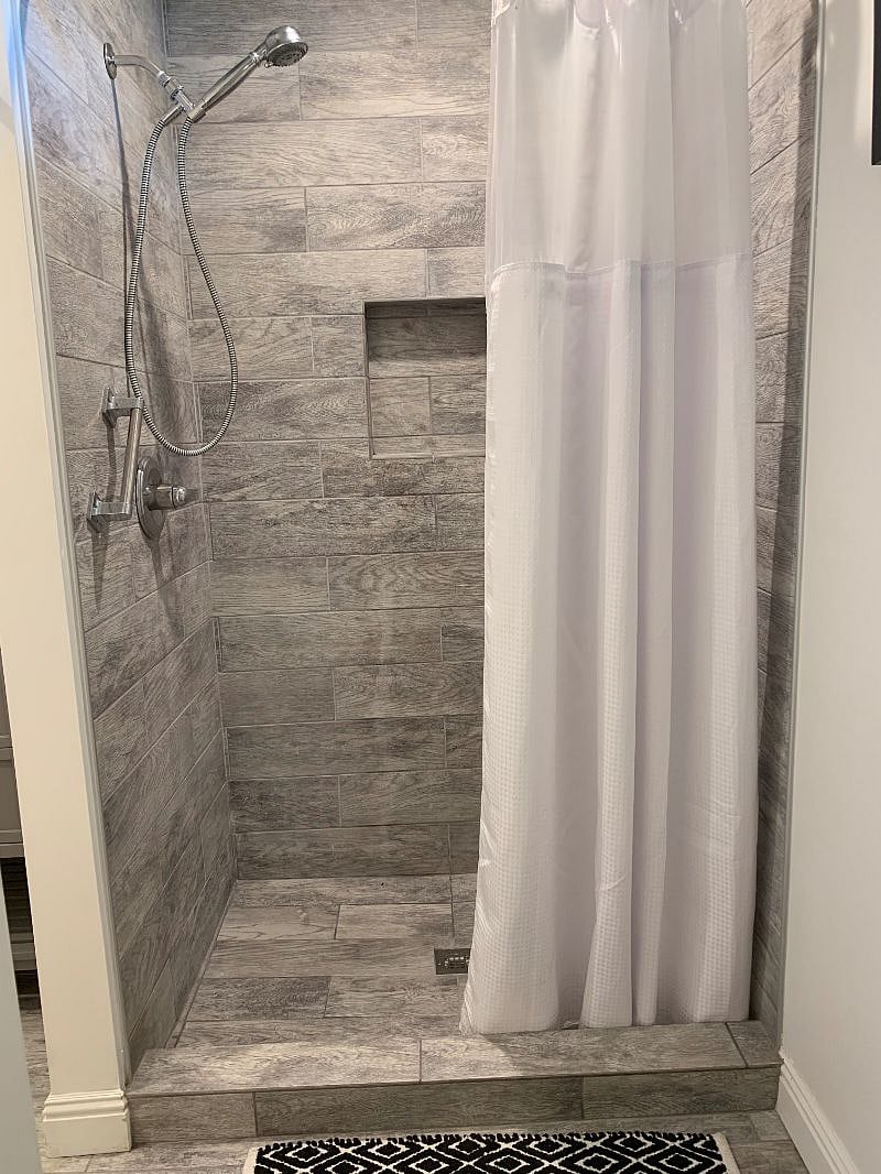 Large shower