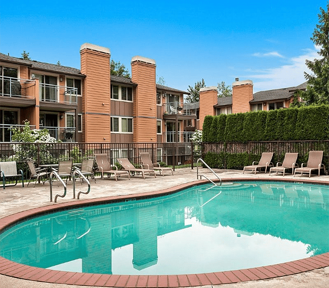 Beautiful Outside Pool with patio furniture with lounging, dining, or swimming!