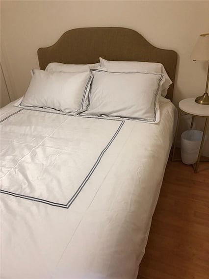 Queen Bed, full closet, three drawer dresser