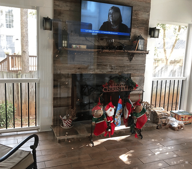 Screened Porch -Day