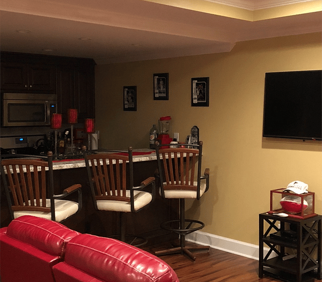 Living/Kitchen in Basement
