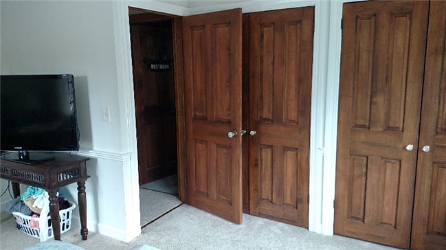 BR 1 closet with built-ins