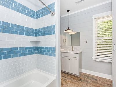 Shower-Tub Bathroom with Heated Floors Available On-Demand
