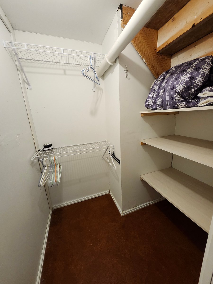 Walk in closet.