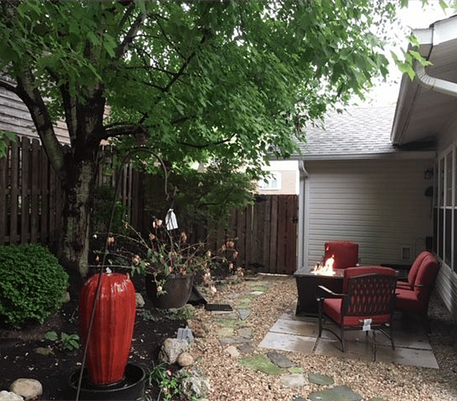 outside garden