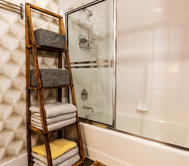 New bath towels and linens are purchased and provided everytime that a new renter moves in.
