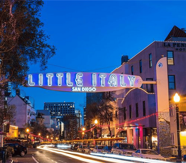 Located within in the desirable Little Italy district.