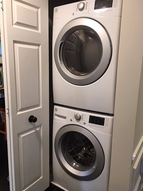 On-site laundry - new washer, dryer.  Shared with owner.