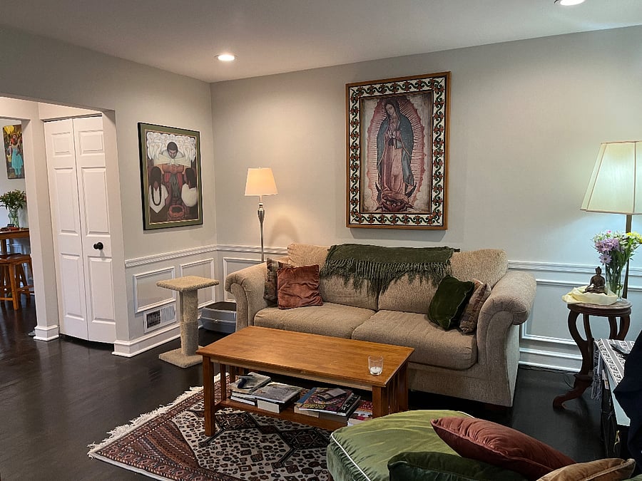 Living room on main level