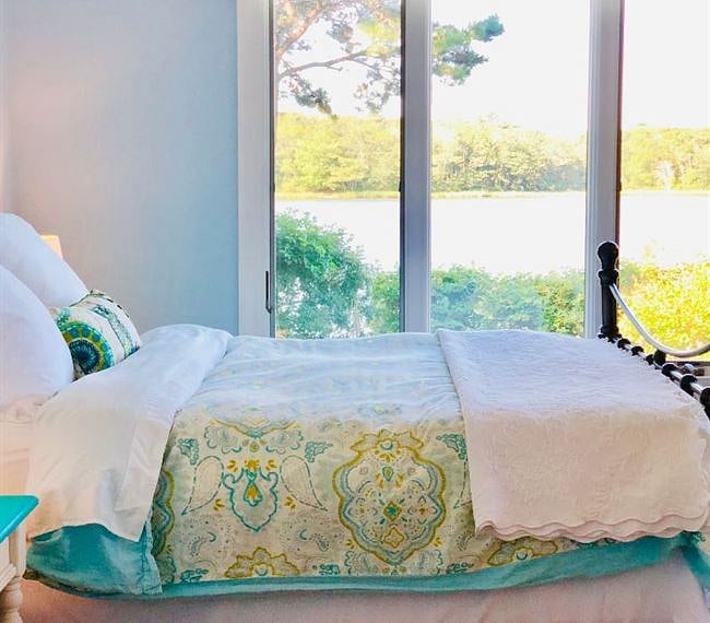 Bedroom #1 views of the water from your queen bed!