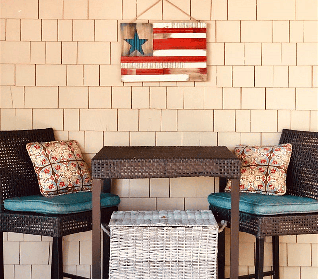 back deck eating nook