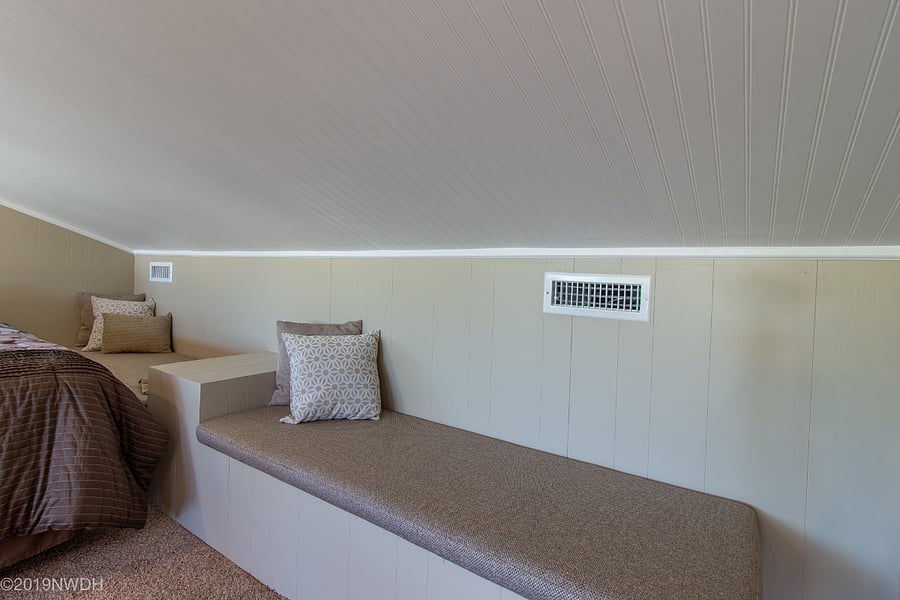 Bench offers added storage space