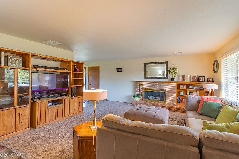 Downstairs: Living room includes 50 inch smart TV