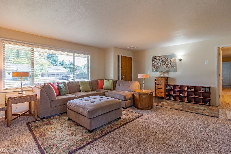 Downstairs: large shared living area