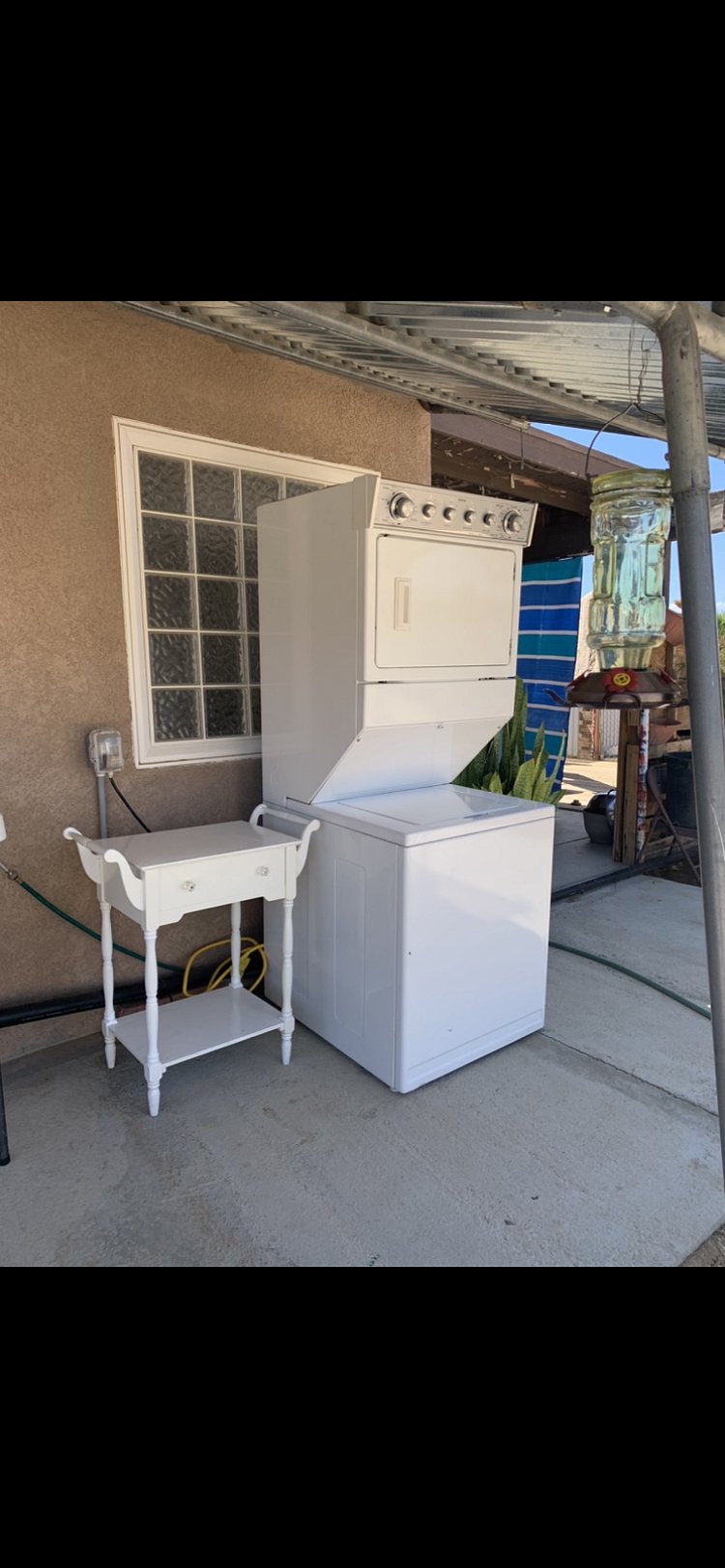 Own Washer and Dryer.