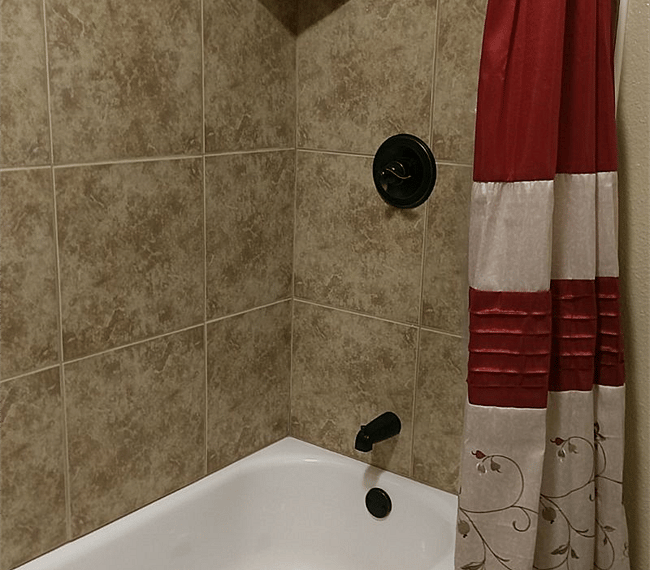 Shower over tub