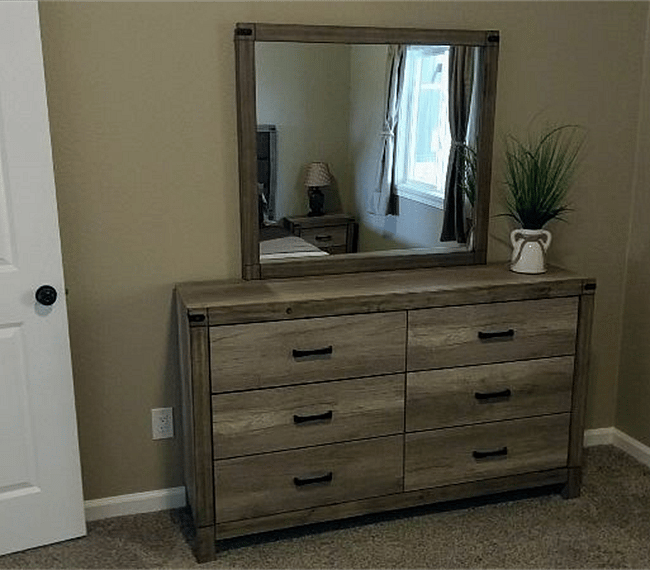 Dresser in bedroom