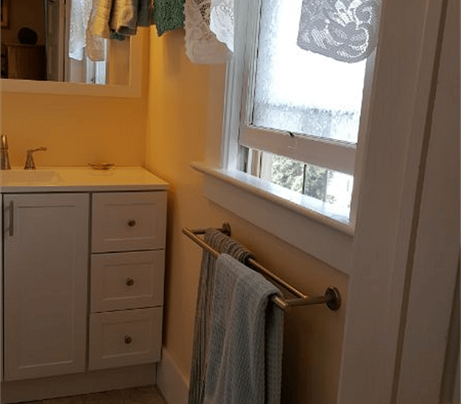 En Suite bathroom from bedroom.